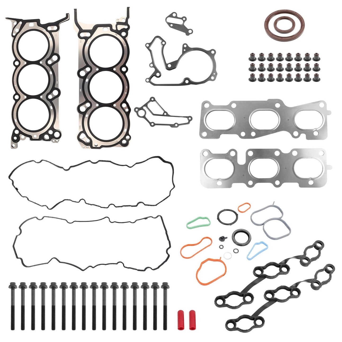 3.5L 3.3L Engine Head Gasket Set w/ Bolt For Kia Sedona Sorento Hyundai Santa Fe