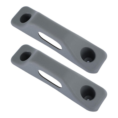 1 Pair Gray inner Trim Cover Upper Door Striker Head Liner For Ford F150 2004-08