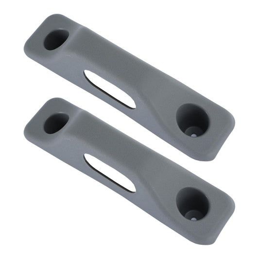 1 Pair Gray inner Trim Cover Upper Door Striker Head Liner For Ford F150 2004-08
