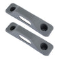 1 Pair Gray inner Trim Cover Upper Door Striker Head Liner For Ford F150 2004-08