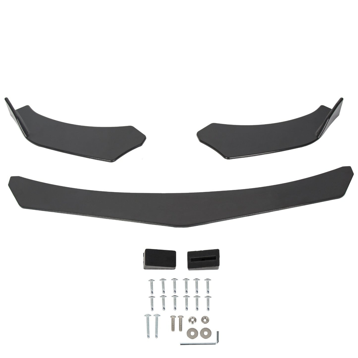 Solid Spare Front Bumper Lip Spoiler Splitter Body Kit Diffuser For 2018-2020 Toyota Camry