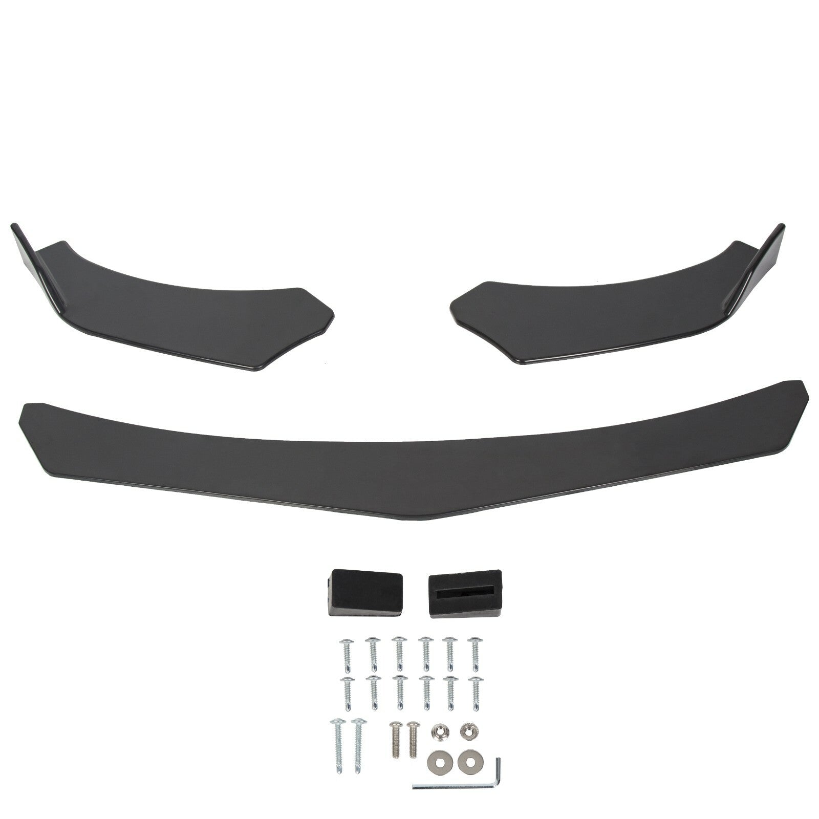 Solid Spare Front Bumper Lip Spoiler Splitter Body Kit Diffuser For 2018-2020 Toyota Camry