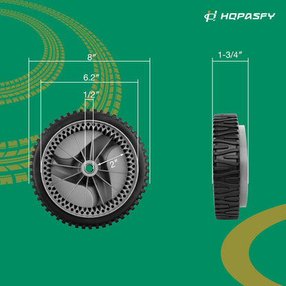 8" Lawn Mower Wheel Set Front Drive For Craftsman 583719501 194231X427 917376080