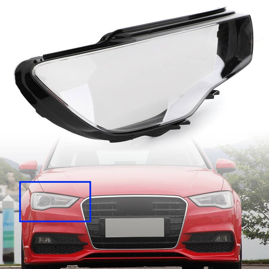 Solid Spare Headlight Cover Headlamp Lens Right For Audi A3 2013-2016 Clear
