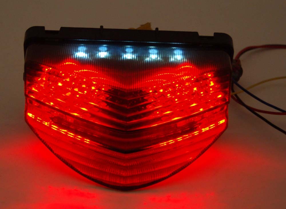 Integrated LED TailLight Turn Signals Fit Honda CBR 600 F4i 2001-2003 Smoke US