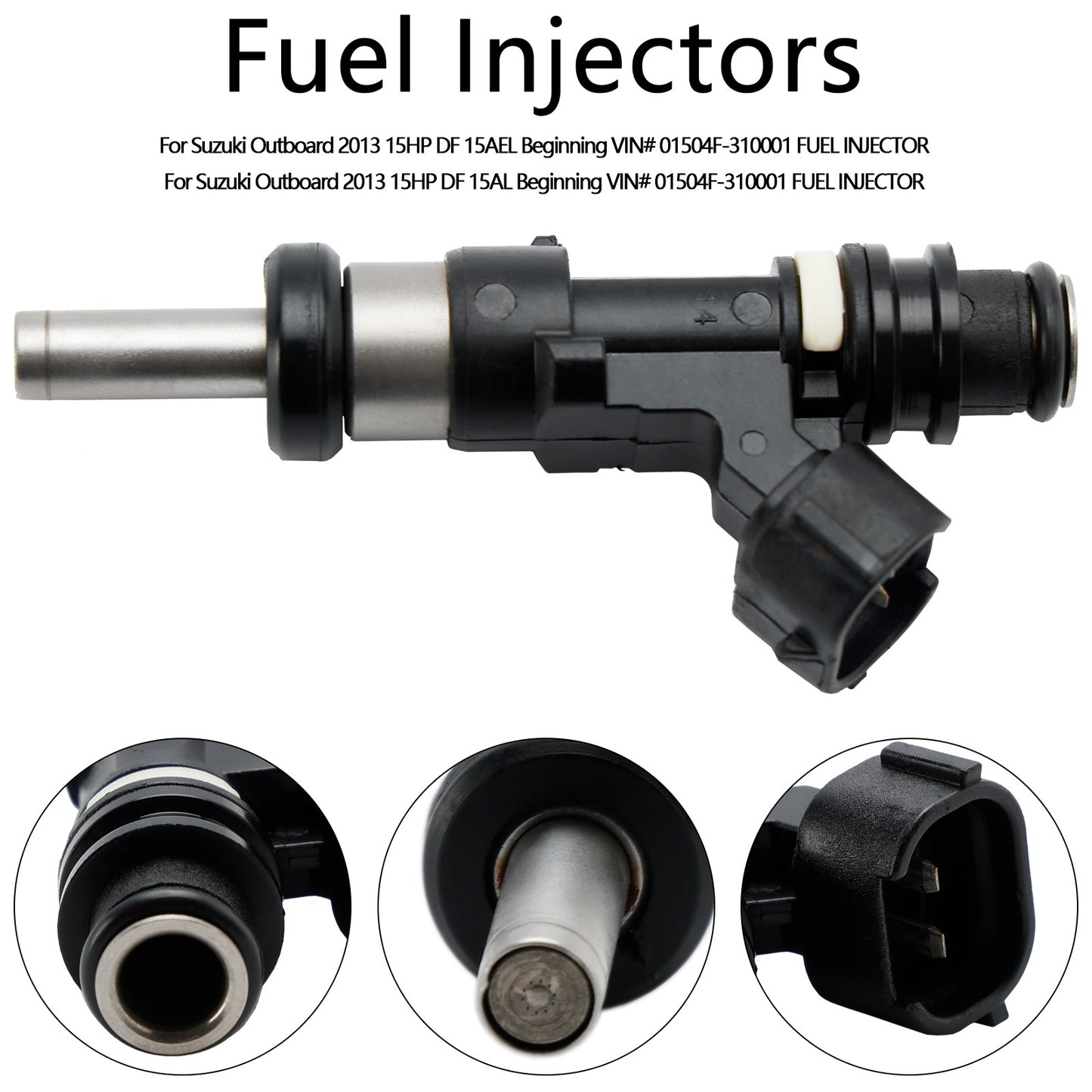 15710-89L00 Fuel Injector For Suzuki Outboard DF 15HP 9.9HP 20HP