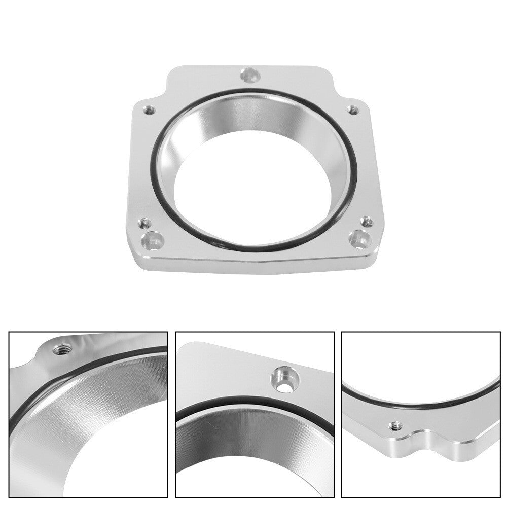 Aluminum Manifold Throttle Body Adapter Plate 3 Bolt Intake to 4 Bolt TB for LS