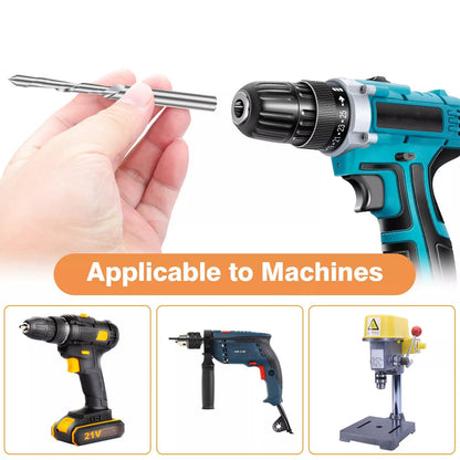 12Pcs Drywall Cut Out Bit 3/16" Guided Point Router Bits Rotary Tool Saw Bit