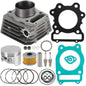 COMPLETE TOP END CYLINDER KIT FOR HONDA ATV TRX 300 FOURTRAX, FW 1988-2000