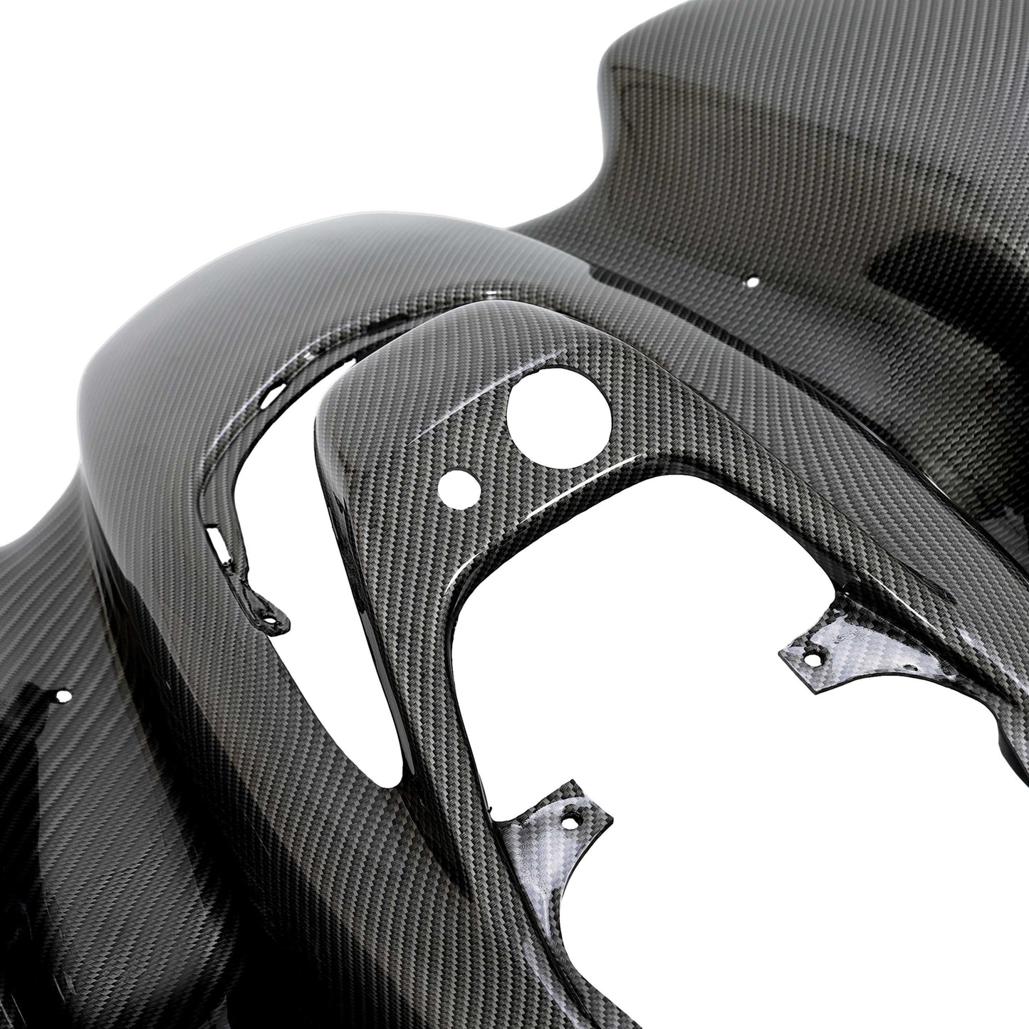 Solid Spare For Honda TRX 400EX 1999-2004 Front Fender ABS Carbon Fiber Printing #11739-30