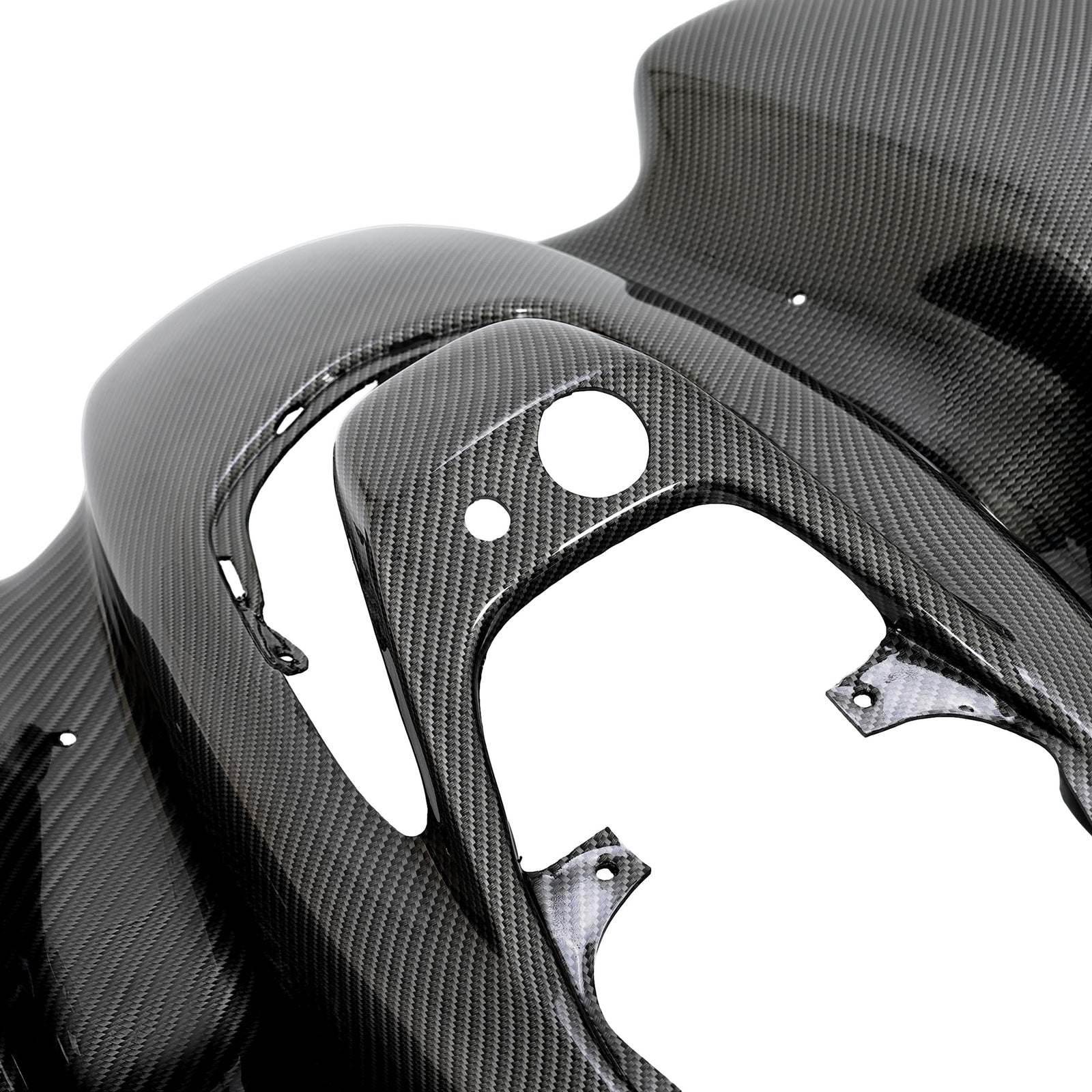 Solid Spare For Honda TRX 400EX 1999-2004 Front Fender ABS Carbon Fiber Printing #11739-30