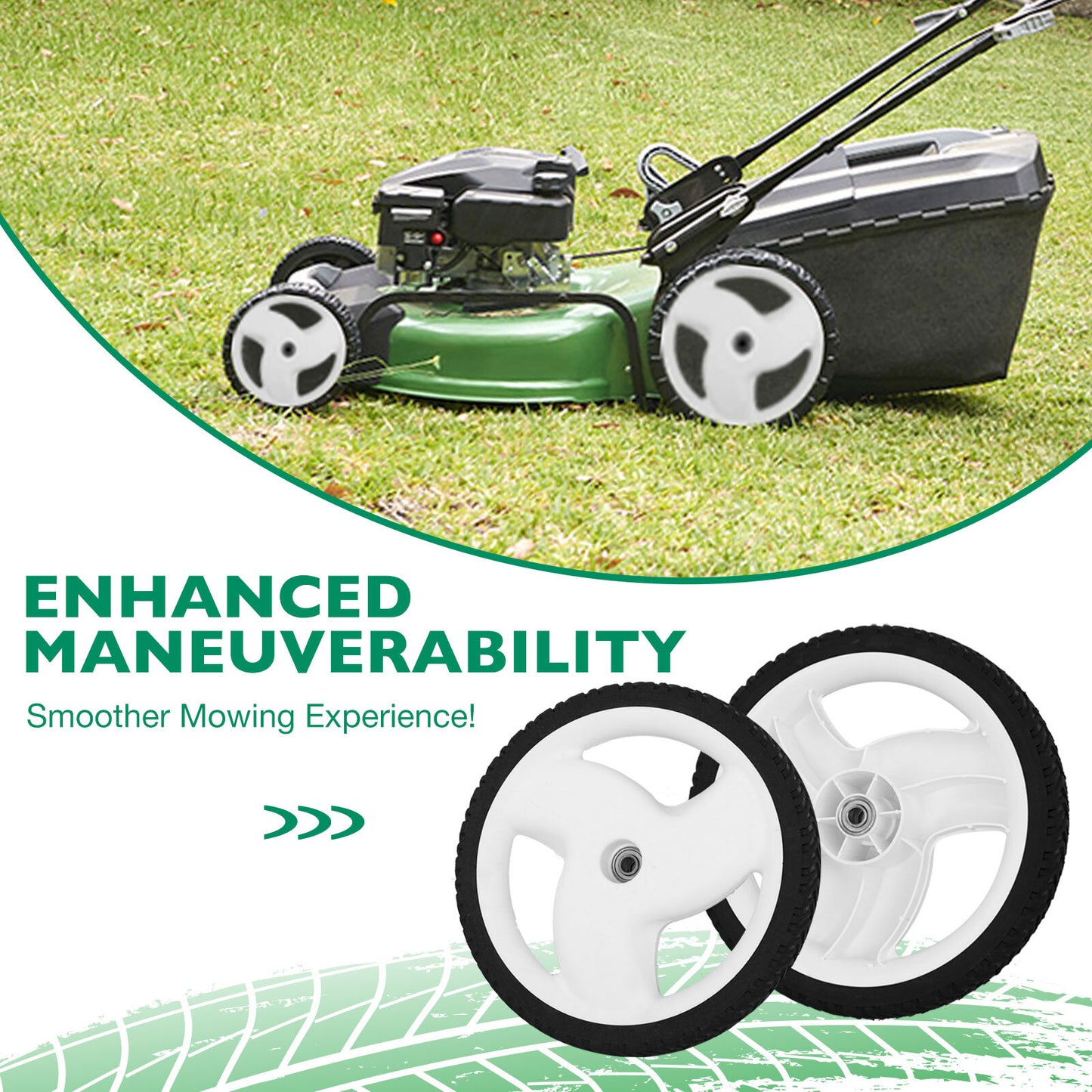 105-1816 12" Rear Lawn Mower Wheels For Toro Recycler 20012 20016 20019 205-268