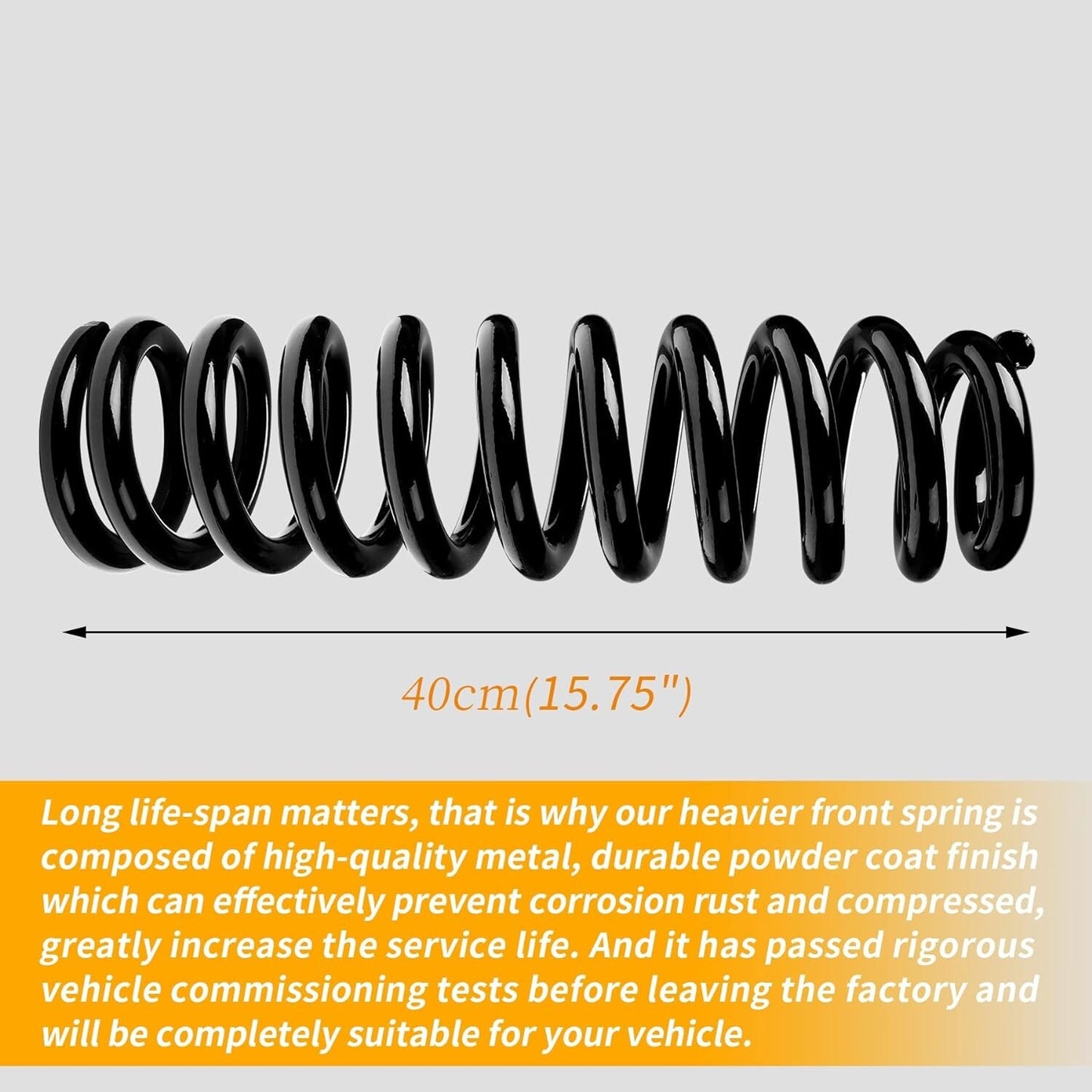 2x Lift 2-3" Front Heavy Duty Coil Spring Kit For Toyota 4Runner Tacoma Prado