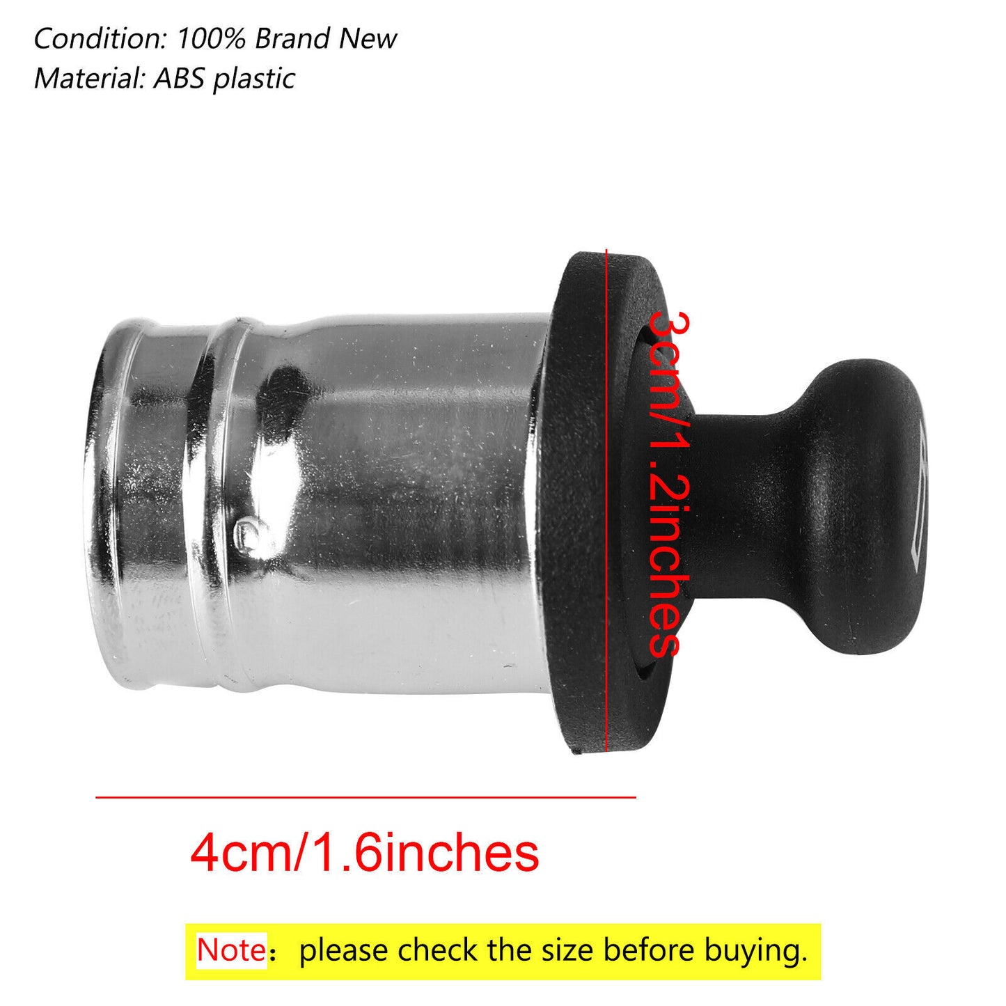 Cigarette Lighter Socket Plug Fit For Ford Edge Fiesta C-max Kuga Mustang Ranger