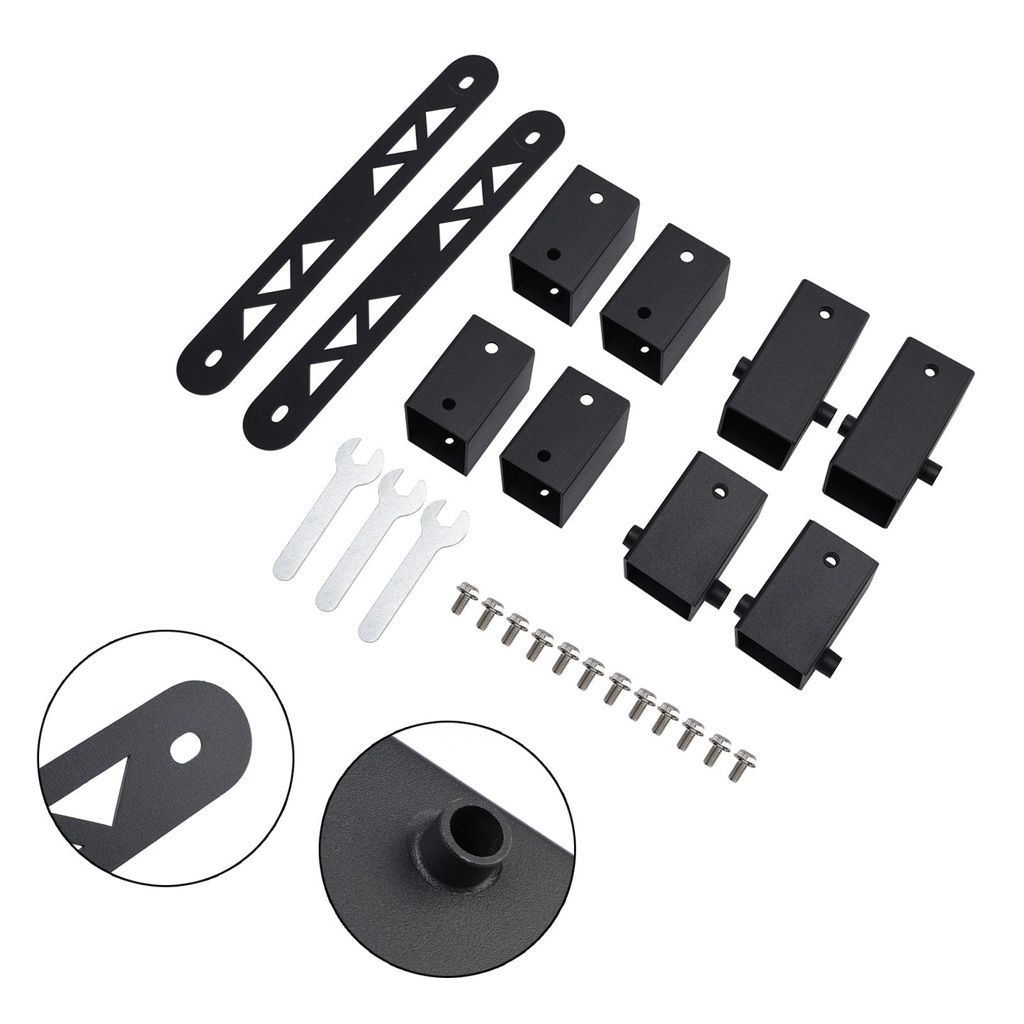 Driver & Passenger Seat Raiser Adaptor Kit For Polaris Rzr Pro Xp 20-23 Turbo
