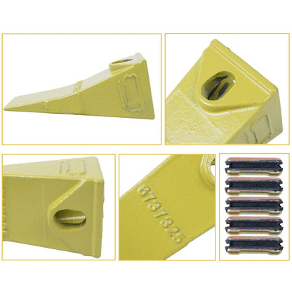 10X Bucket Teeth with 6737326 Flex pins For Bobcat Style Mini Excavator 6737325