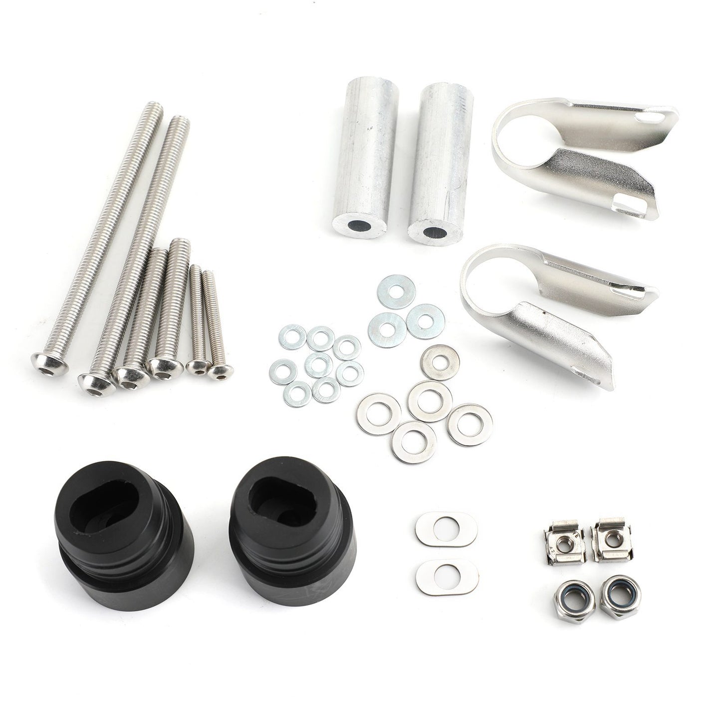 SILVER TANK CRASH BARS ENGINE PROTECTOR Fit for 2018-2021 BMW R1250GSA 2020 2019