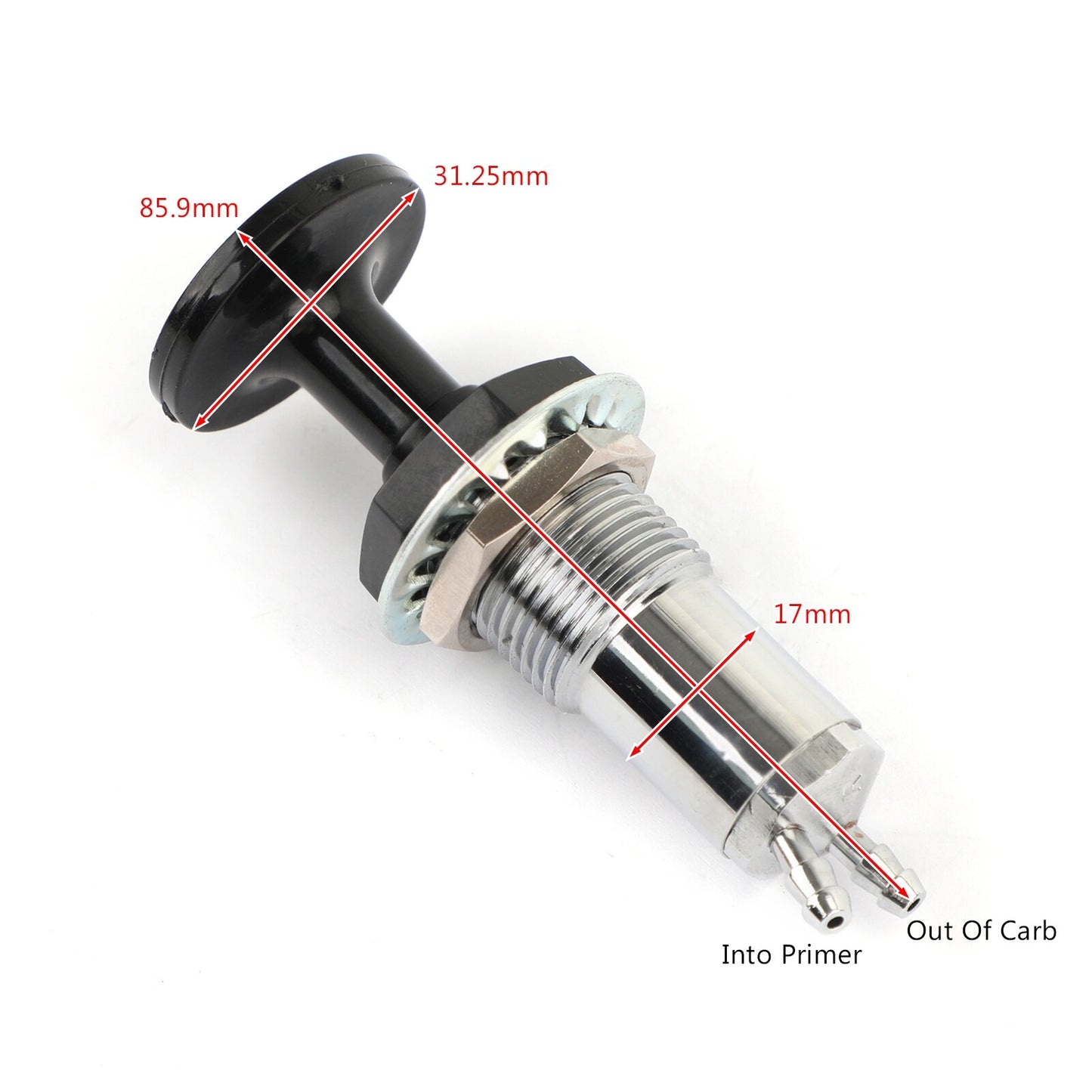 Plunger Type Fuel Primer For Mikuni Keihin Snowmobile PWC For Ski-Doo Fit Yamaha