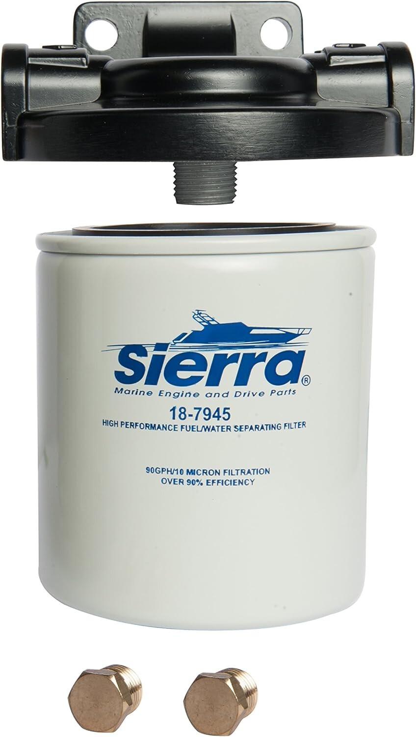 Solid Spare Sierra Marine 18-7982-2 10 Micron Marine Fuel Filter Kit