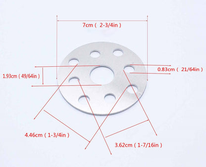 3Pcs Water Pump Pulley Fan Spacer Kit For BBC 327 350 427 454 302