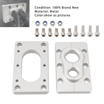 Aluminum Fire Wall Pass Through Raw Bracket For Holley Terminator x Max