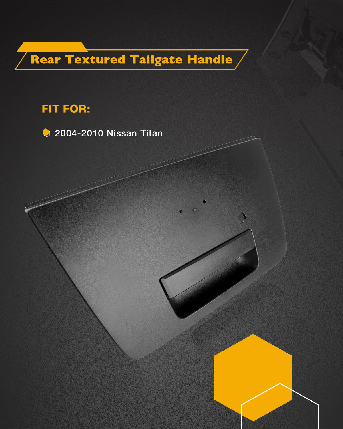 906067S200 Rear Tailgate Liftgate Door Handle For 2004-12 Nissan Titan NI1915110