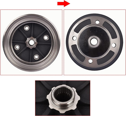 Front Brake Drum for 2001-08 Kawasaki Mule 3000 3010 3020 4000 4010 Gas Diesel
