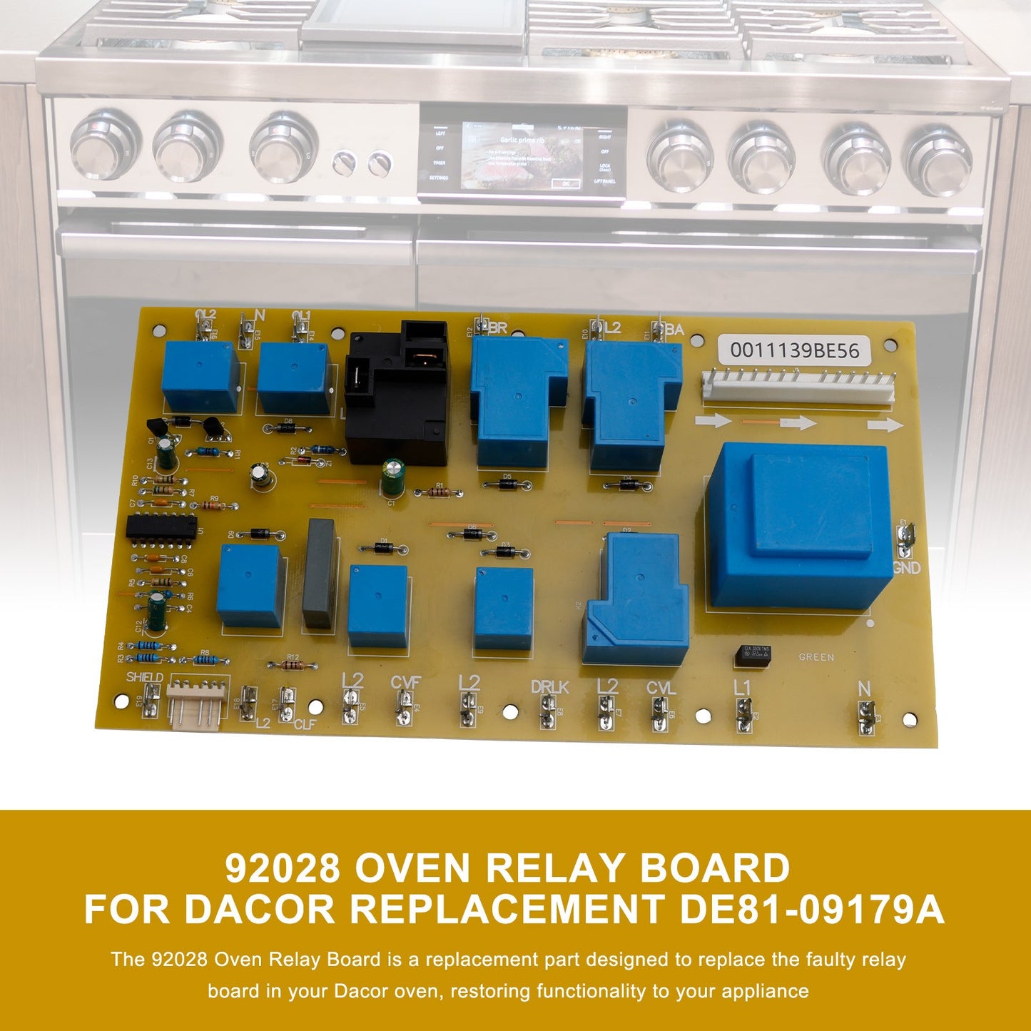 92029 62439 New Oven Relay Board for Dacor Replacement DE81-08448A