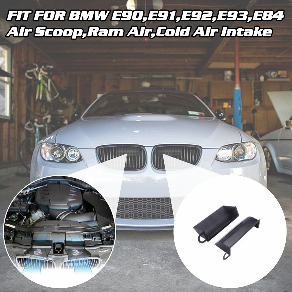 For BMW E90 E91 E92 E93 E84 AIR SCOOP RAM AIR COLD AIR INTAKE