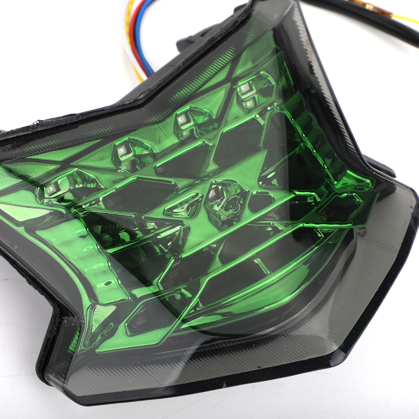LED Brake Turn Signals Taillight For Kawasaki Z650 Ninja 650 Z900 2017-24 Green