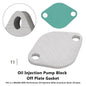 Oil Injection Pump Block Off Plate Gasket For Suzuki LT50 LTA50 JR50 All Years