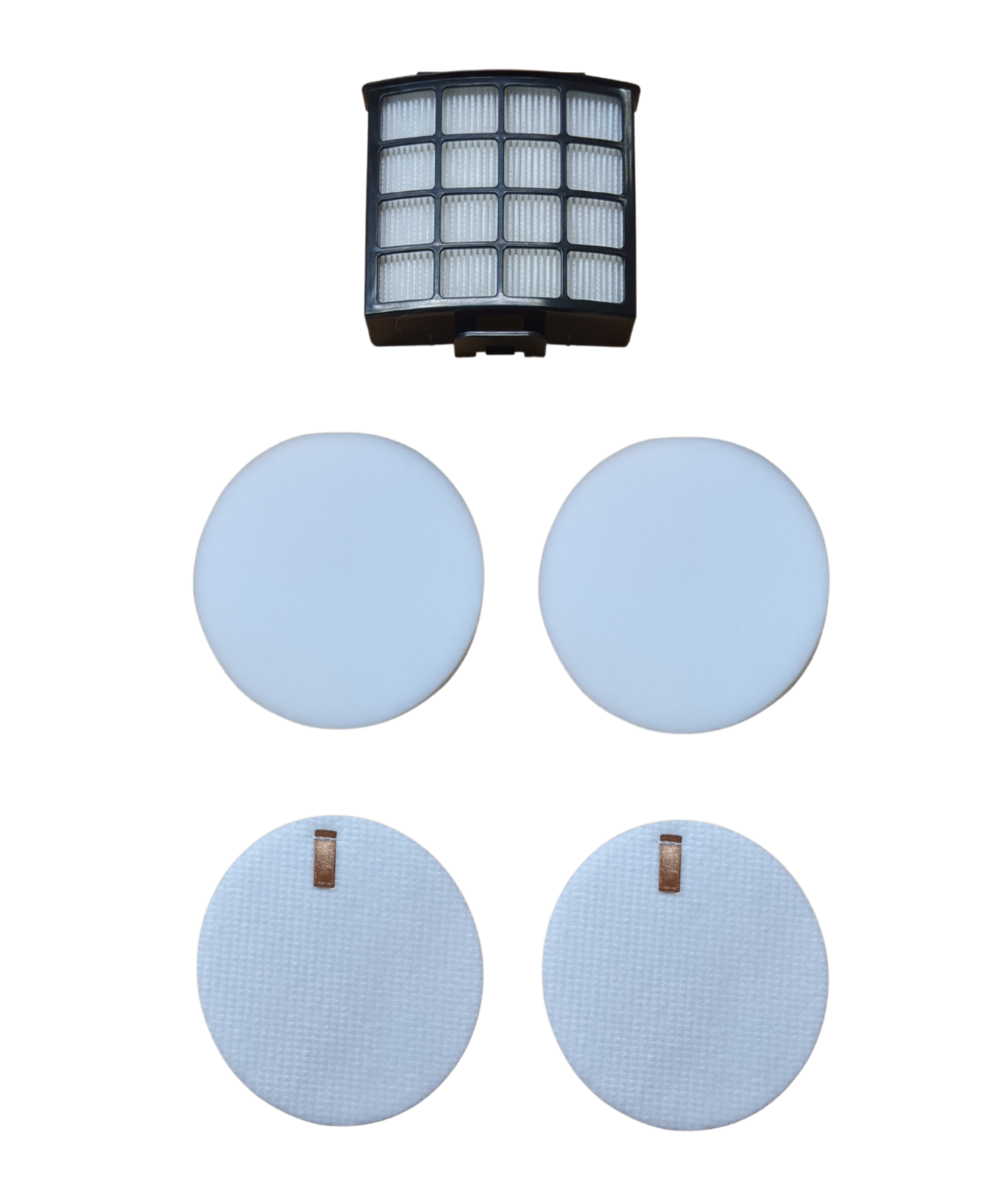 Solid Spare 4 EFP HEPA, Foam & Felt Filter Kits for Shark XFFKAZ2000, XHFAZ2000