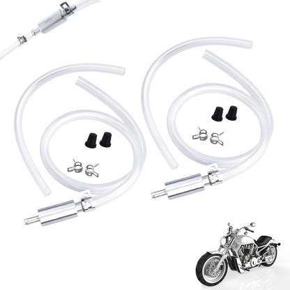 2 Sets Brake Bleeder Hose One Way Check Valve Tube Bleeding for Car Motorcyle