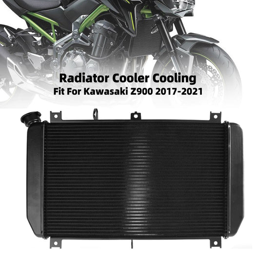 Aluminum Radiator Cooler Cooling Fit For Motorcycle Kawasaki Z900 2017-25 20