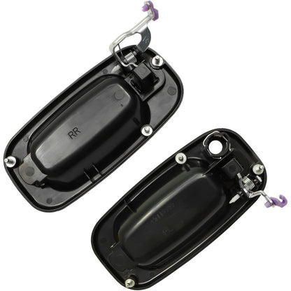 4Pcs Exterior Door Handle Front Rear Side For 99-07 Chevy Silverado GMC Cadillac