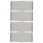 Solid Spare 4 Compatible Whirlpool W10208631A Aluminum Mesh Microwave Oven Grease Filters