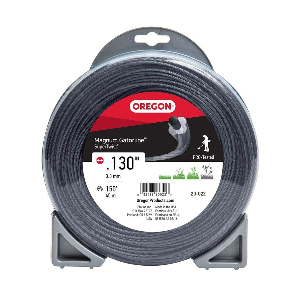 Solid Spare Oregon 20-022 Magnum Gatorline Supertwist .130", 1 Lb