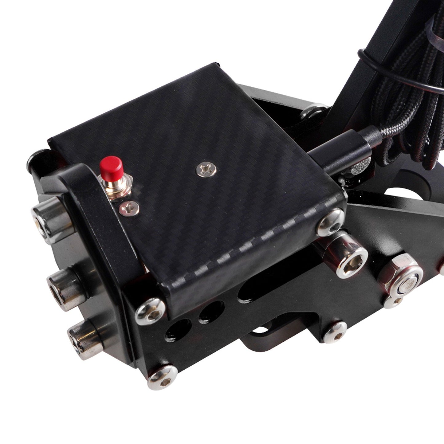 14Bit PS4/PS5 USB SIM Handbrake for Racing Games Steering Wheel Stand G29 Black.