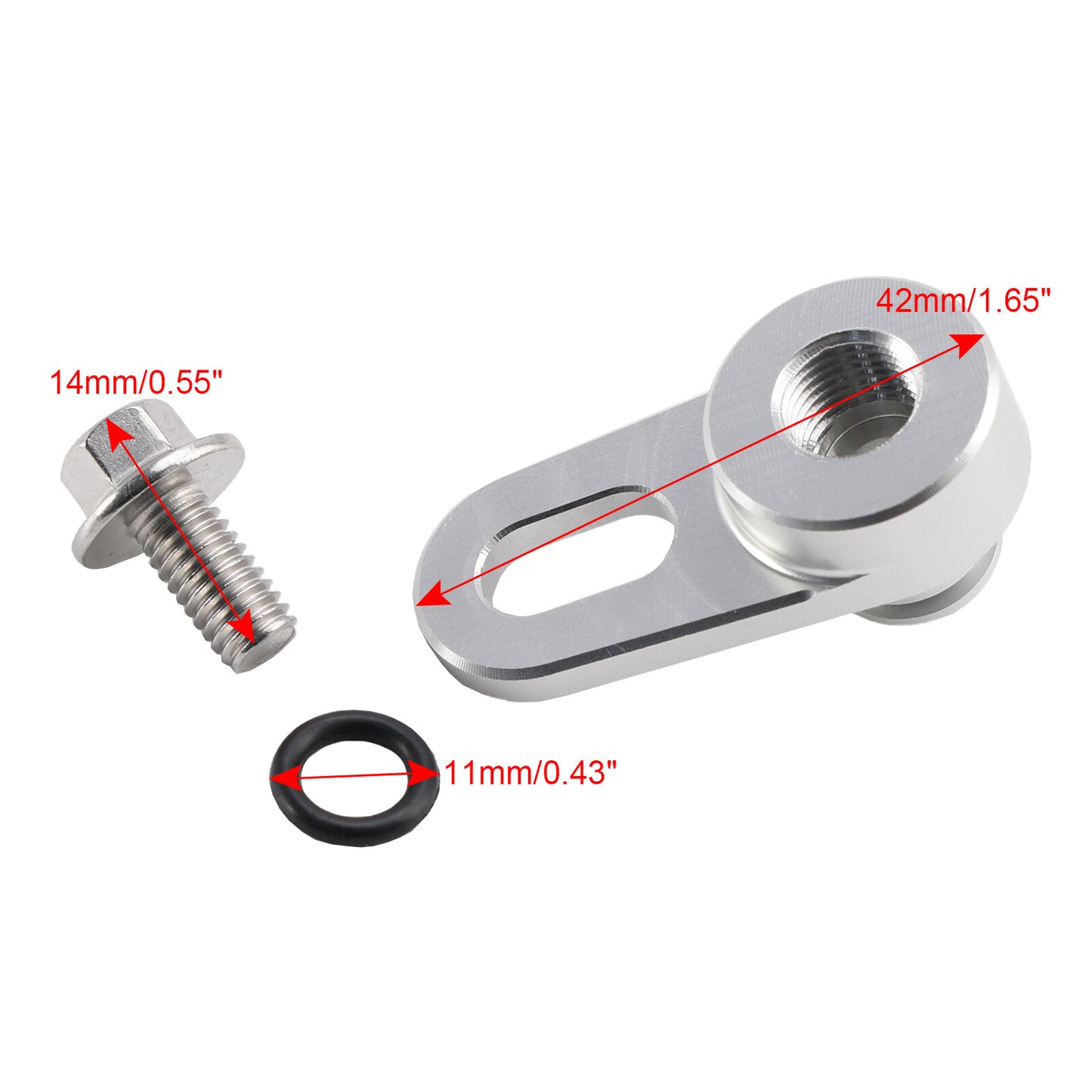 Vacuum Port 1/8 NPT Hose Adapter for LSA LS9 LT4 LS Supercharger MAP.