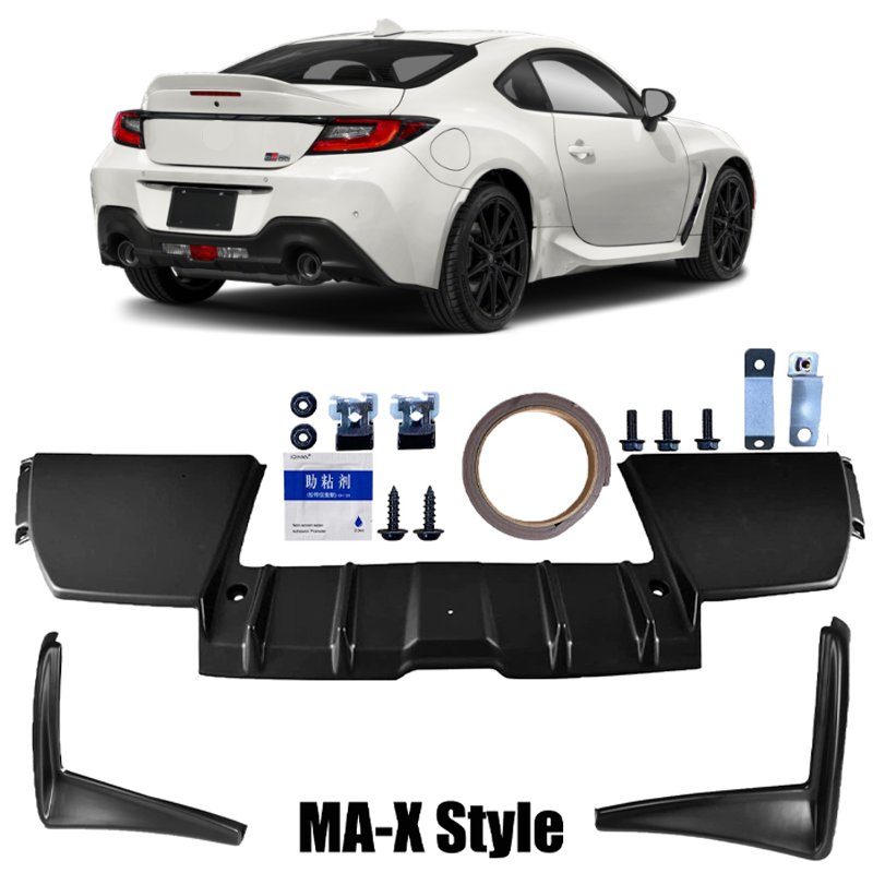 2022-2025 Fit Subaru BRZ Toyota GR86 MA-X Style Rear Bumper & Lower Diffuser Lip