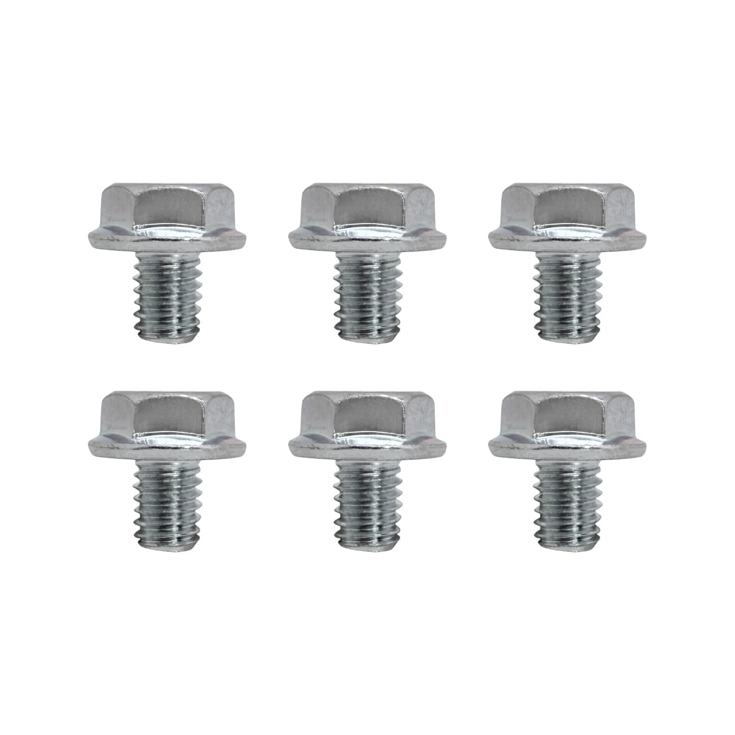 (6) Recoil Starter Flange Bolts 6x10 for Select Honda GX Engines, 90008-ZE2-003