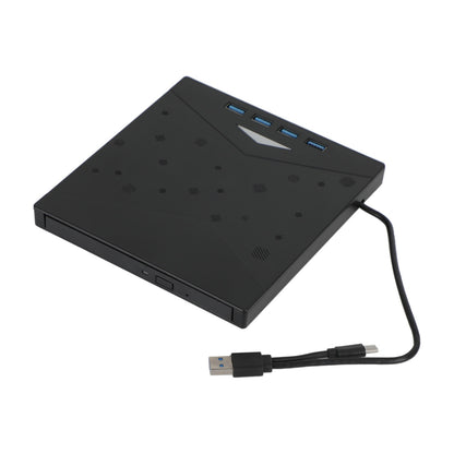7 in 1 External CD/DVD Burner Drive USB 3.0 Type-c Type A CD-ROM Laptop