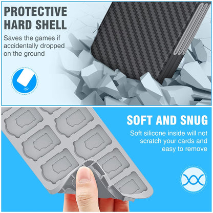 Game Card Case 72 Slot Storage Holder For Nintendo Switch Travel Carry Cover Box