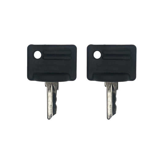 Solid Spare (2) Ignition Key For Crown Forklift Walkie Wave PE3000 - 107151-001, 089216-001