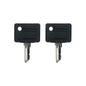 (2) Ignition Key For Crown Forklift Walkie Wave PE3000 - 107151-001, 089216-001