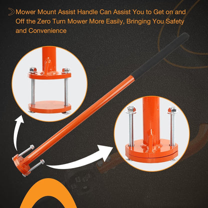 Adjustable Steering Arm & Foot Pedal & Assist Handle Kit For Bad Boy ZT MZ Mower