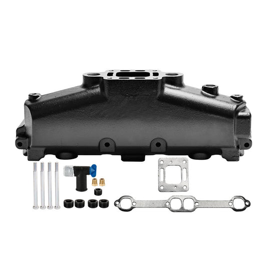 Solid Spare Marine Exhaust Manifold 18-1953-2 87114 860246 For MCM/MIE GM V8 (305, 377 CID)