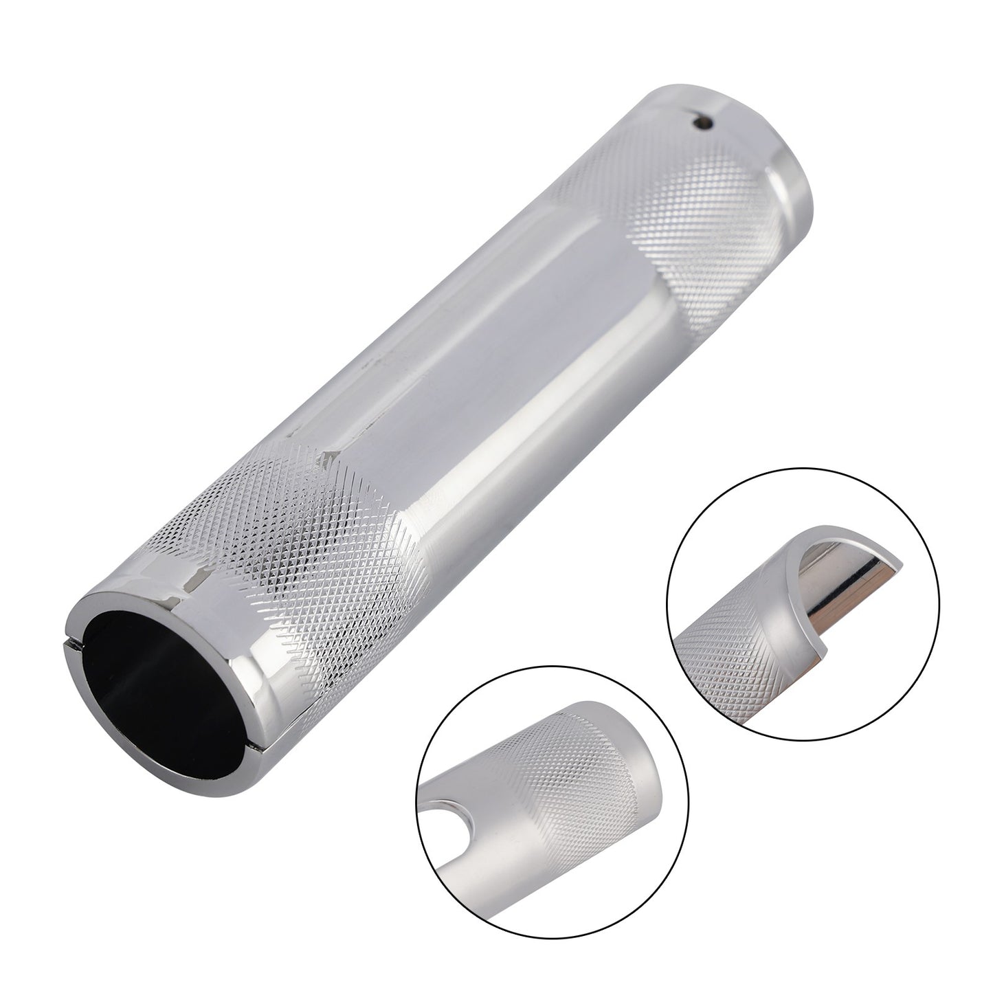 1" To 1.25" Handlebar Shim Changing Adapter Chrome For Dyna Road Glide Road King