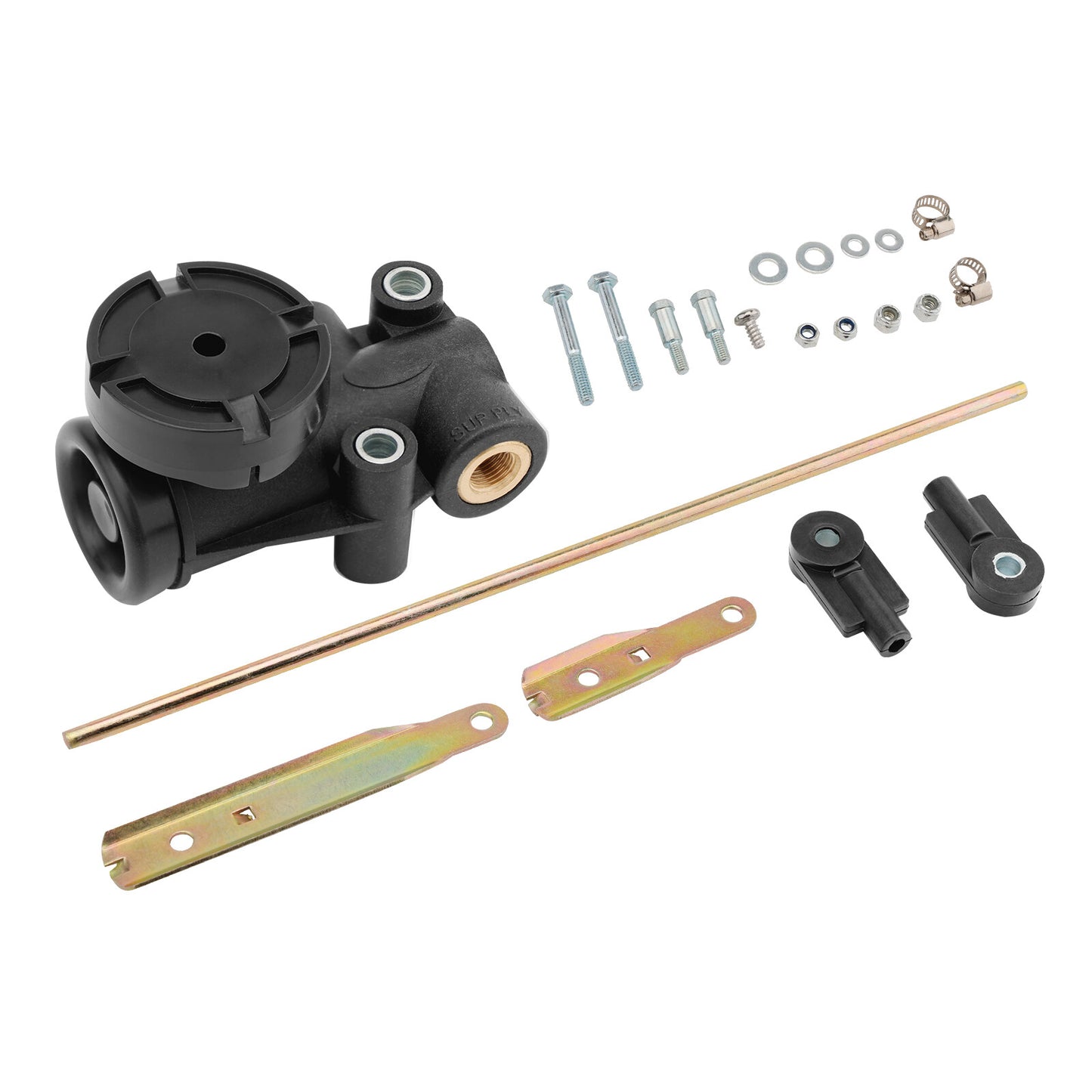 1/4" NPT Port Cabin Air Height Leveling Control Valve Kit Fit Hadley Mack Volvo