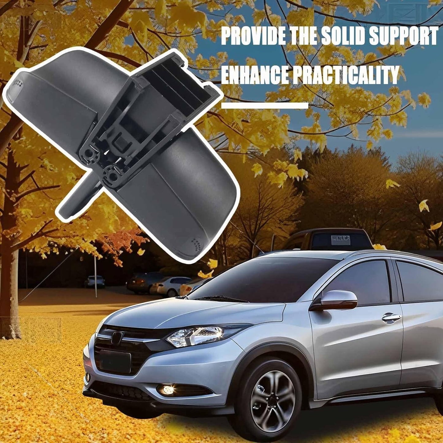 Center Console Cup Holder Insert Part For Honda HRV HR-V 2016-18 77230-T7W-A02ZA